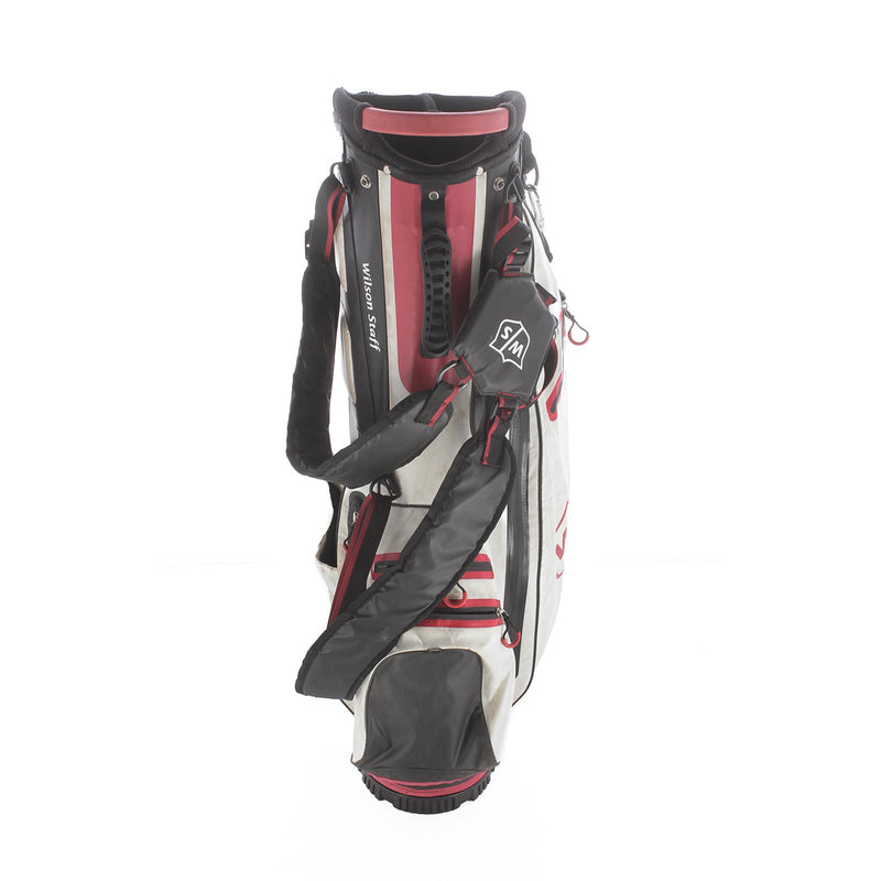 Wilson Dry Tech Stand Bag - White/Black/Red