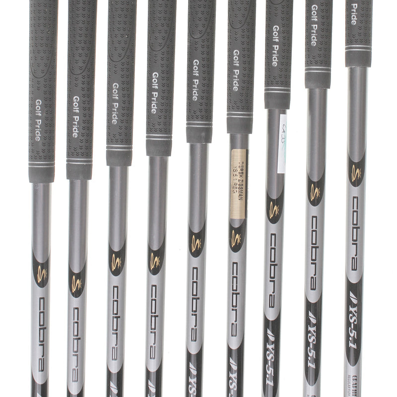Left Handed Cobra 3400I/XH 7 Iron YS-5.1 Reg Flex Graphite Shaft Golf Pride Grip