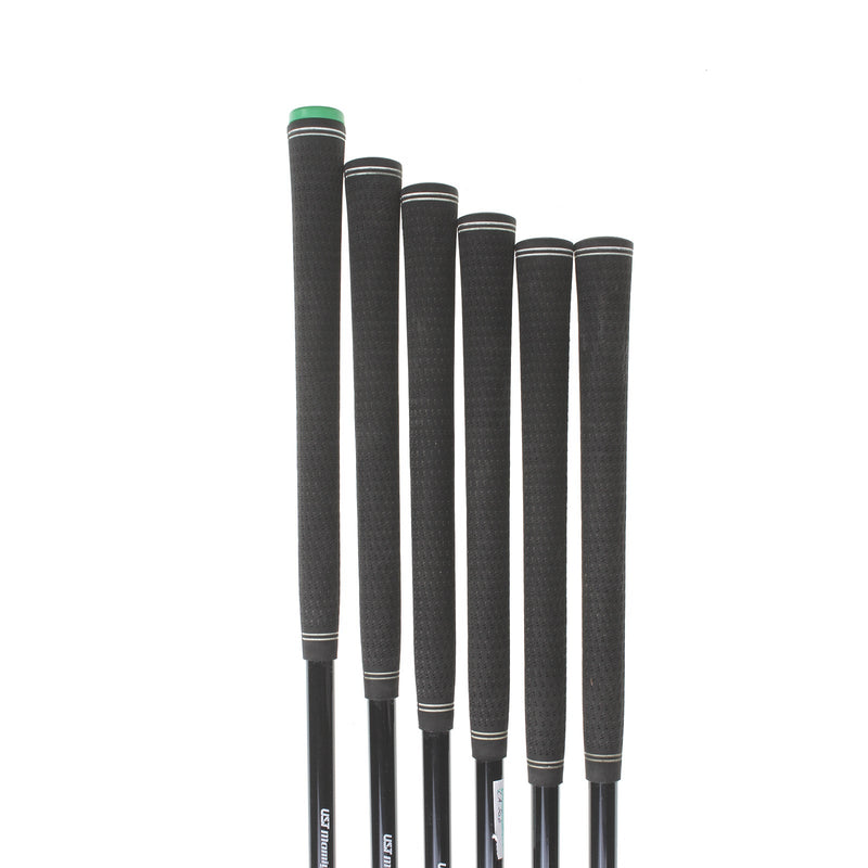 Ping G730 Graphite Mens Right Hand Irons 6-UW Green Dot 2* Upright Senior - UST Mamiya Recoil F2 65