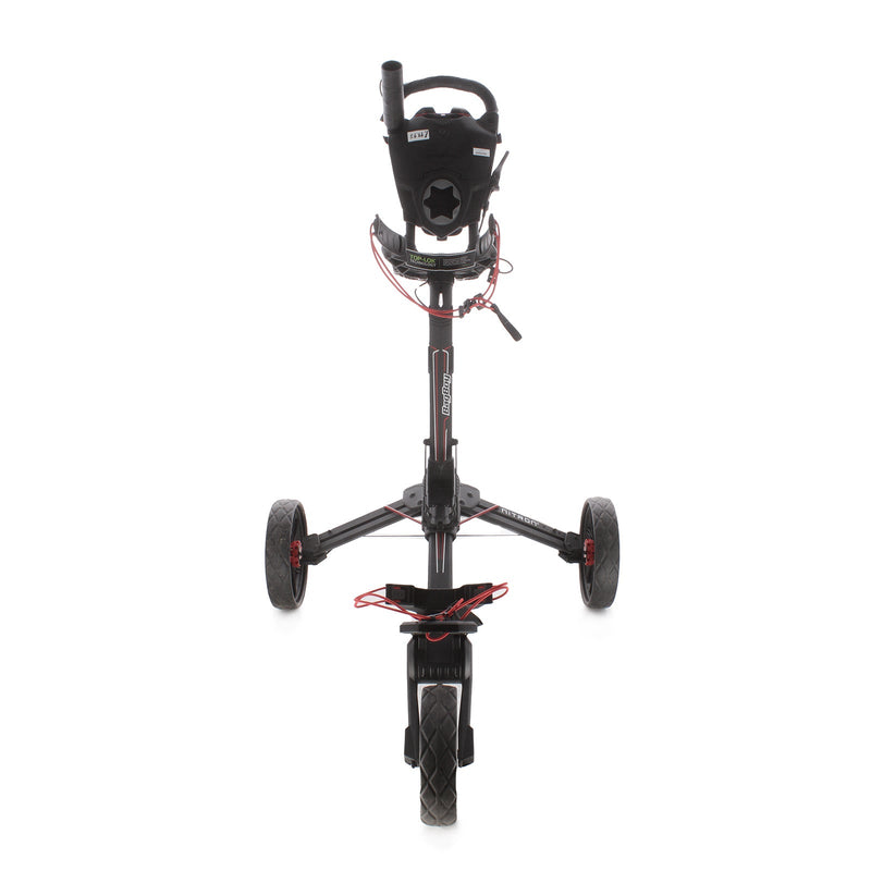 Bag Boy Nitron 3-Wheel Push/Pull Trolley - Black/Red