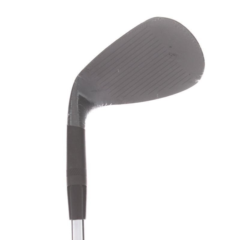 Titleist Vokey SM10 Jet Black Steel Mens Right Hand Sand Wedge 56* 1* Upright 12 Bounce D Grind Extra Stiff - Rifle Project X 6.5