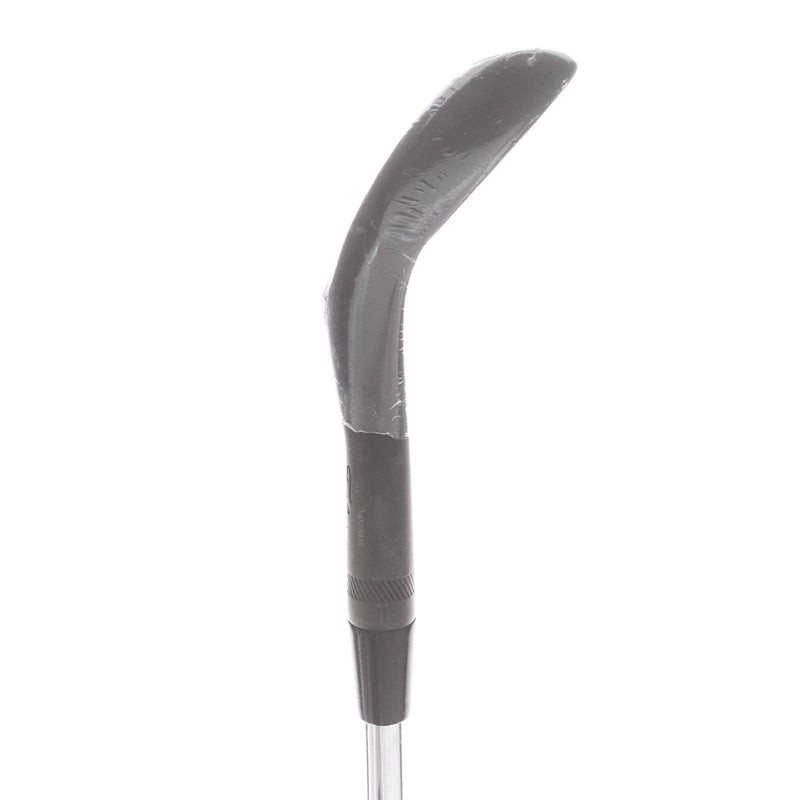 Titleist Vokey SM10 Jet Black Steel Mens Right Hand Sand Wedge 56* 1* Upright 12 Bounce D Grind Extra Stiff - Rifle Project X 6.5