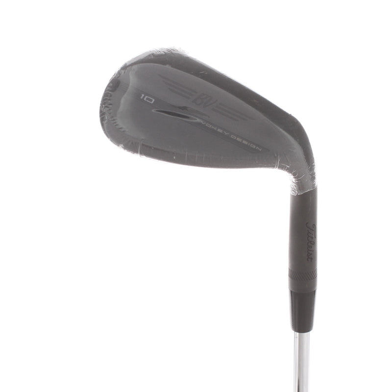 Titleist Vokey SM10 Jet Black Steel Mens Right Hand Lob Wedge 60* 4 Bounce T Grind Wedge - BV Vokey