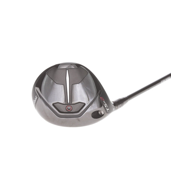 Titleist TSR2 Graphite Mens Left Hand Fairway 3 Wood -1" 15* Stiff - Tensei AV Blue 65