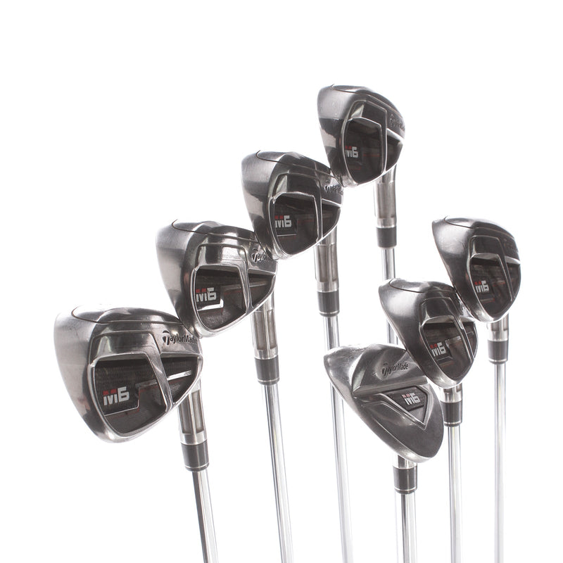 TaylorMade M6 Steel Mens Right Hand Irons 5-SW Regular - KBS Max 85