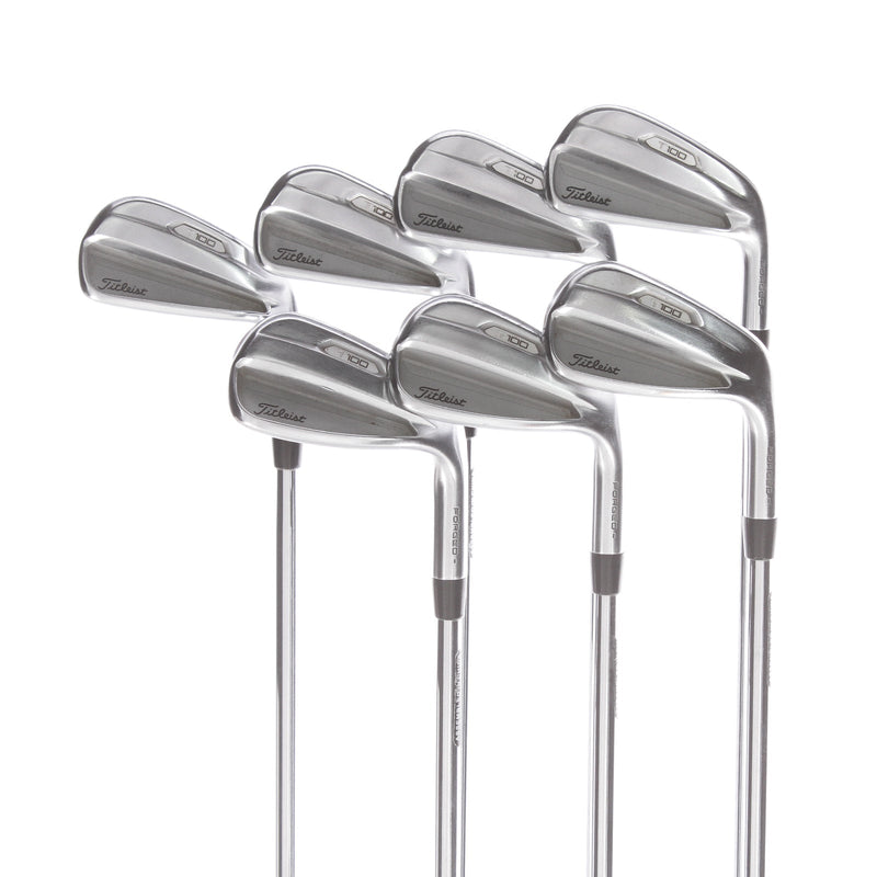 Titleist T100 2021 Steel Mens Right Hand Irons 4-PW Stiff - True Temper AMT Tour White S300