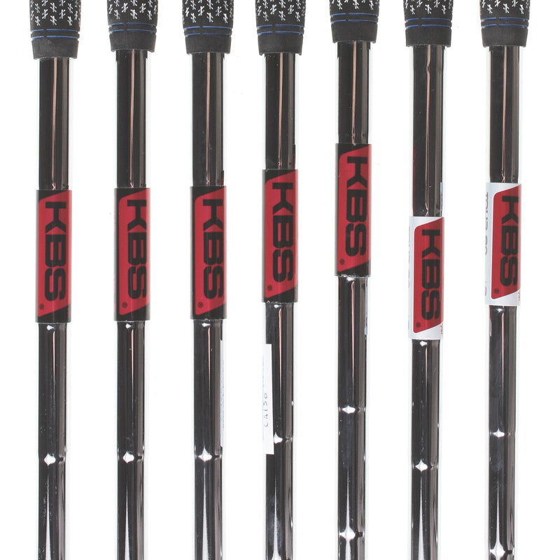 Cobra LTDx One Length Steel Mens Left Hand Irons 5-SW Regular - KBS Tour 90