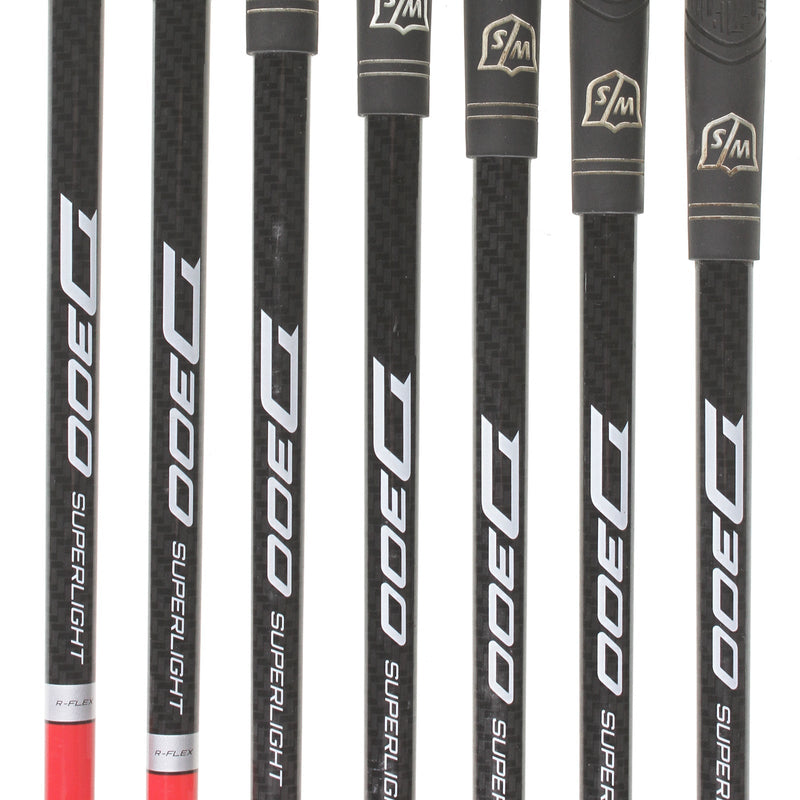 Wilson D300 Graphite Mens Right Hand Irons 5-SW Regular - D300 Superlight