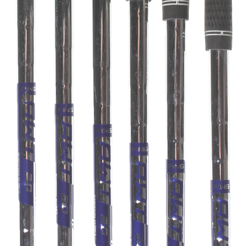 Ping G Series Steel Mens Right Hand Irons 5-PW Green Dot 2* Upright Regular - Ping AWT 2.0