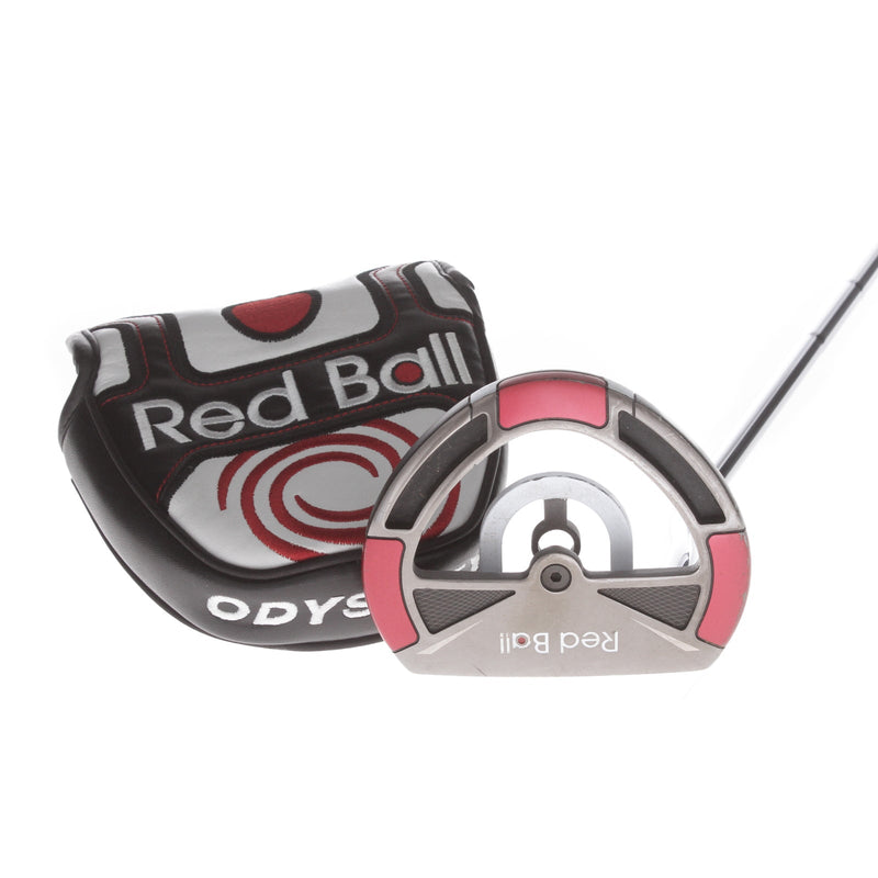 Odyssey Red Ball Mens Left Hand Putter 34" Mallet - Odyssey