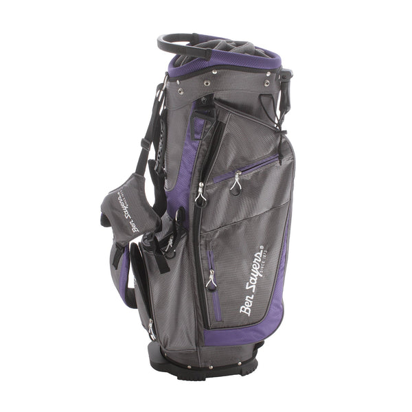 Ben Sayers Stand Bag - Grey/Purple