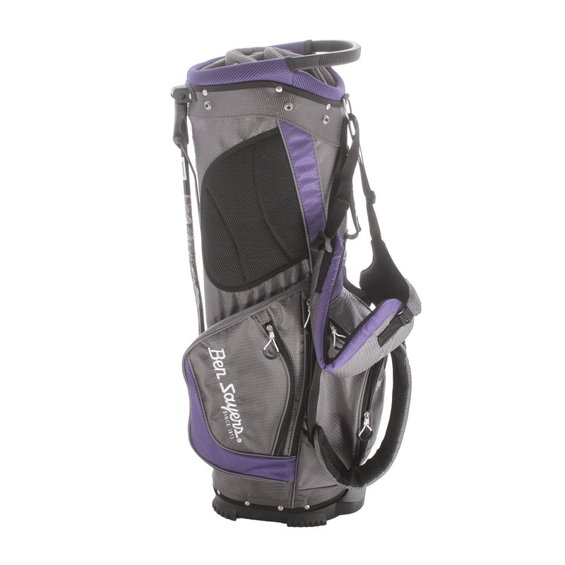 Ben Sayers Stand Bag - Grey/Purple