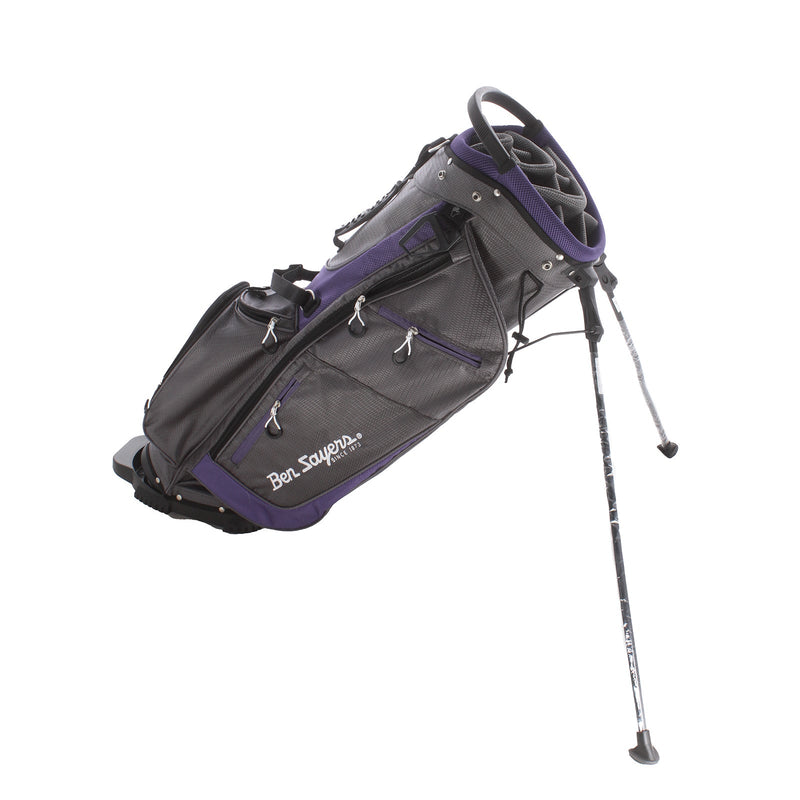 Ben Sayers Stand Bag - Grey/Purple
