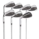 TaylorMade Qi Steel Mens Left Hand Irons 5-SW Regular - KBS Max 85