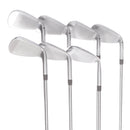 TaylorMade Qi Steel Mens Left Hand Irons 5-SW Regular - KBS Max 85