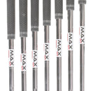 TaylorMade Qi Steel Mens Left Hand Irons 5-SW Regular - KBS Max 85