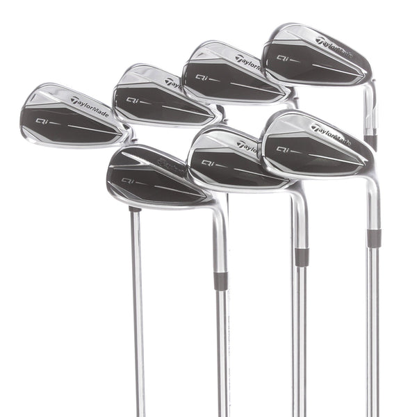 TaylorMade Qi Steel Mens Right Hand Irons 5-SW Stiff - KBS Max 85