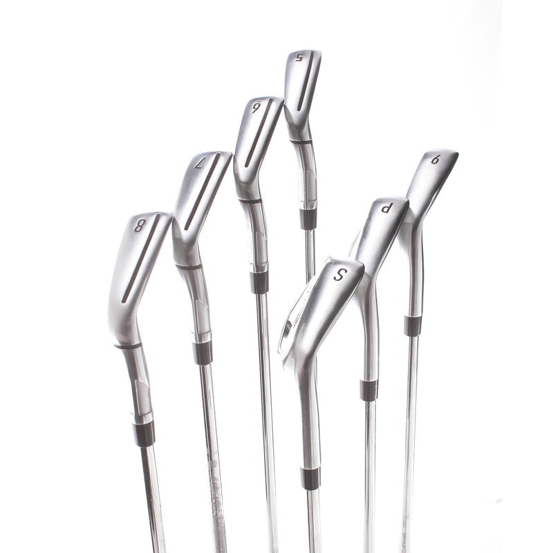 TaylorMade Qi Steel Mens Right Hand Irons 5-SW Stiff - KBS Max 85