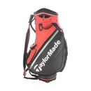 TaylorMade Staff Bag Cart Bag - Red/Black/White