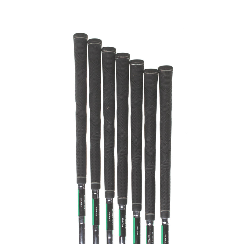 Tornando Steel Mens Right Hand Irons 5-SW Uniflex - Tornado Golf