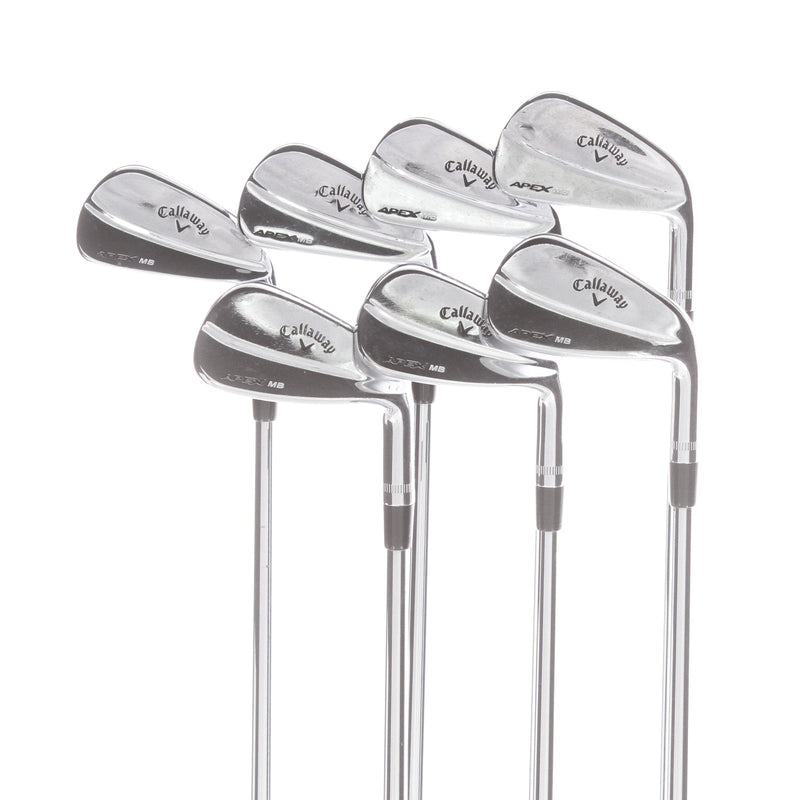 Callaway Apex MB 2018 Steel Mens Right Hand Irons 4-PW Stiff - Project X Rifle 6.0