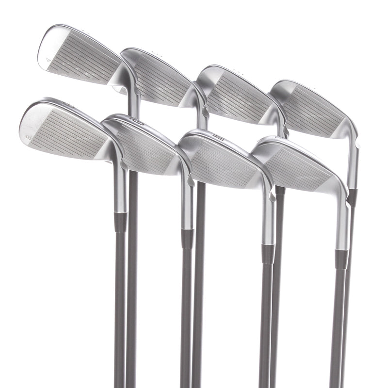 Ping G430 Graphite Mens Left Hand Irons 5-GW Orange Dot 2* Flat Regular - Alta CB AWT
