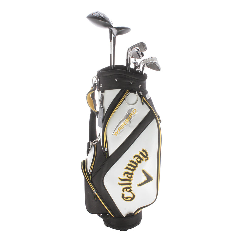 Callaway Warbird Steel/Graphite Mens Right Hand Package Set Uniflex - Callaway Warbird