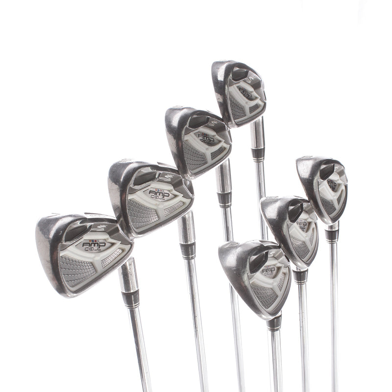 Cobra AMP Cell Steel Mens Right Hand Irons 4-PW Regular - True Temper Dynalite 90