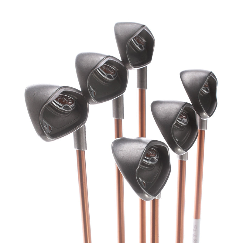 Ping G10 Graphite Mens Right Hand Irons 5-PW Blue Dot 1* Upright Regular - Ping TFC129 I