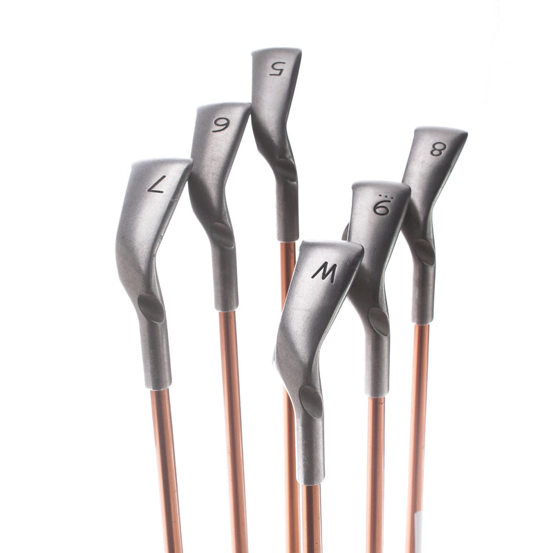 Ping G10 Graphite Mens Right Hand Irons 5-PW Blue Dot 1* Upright Regular - Ping TFC129 I