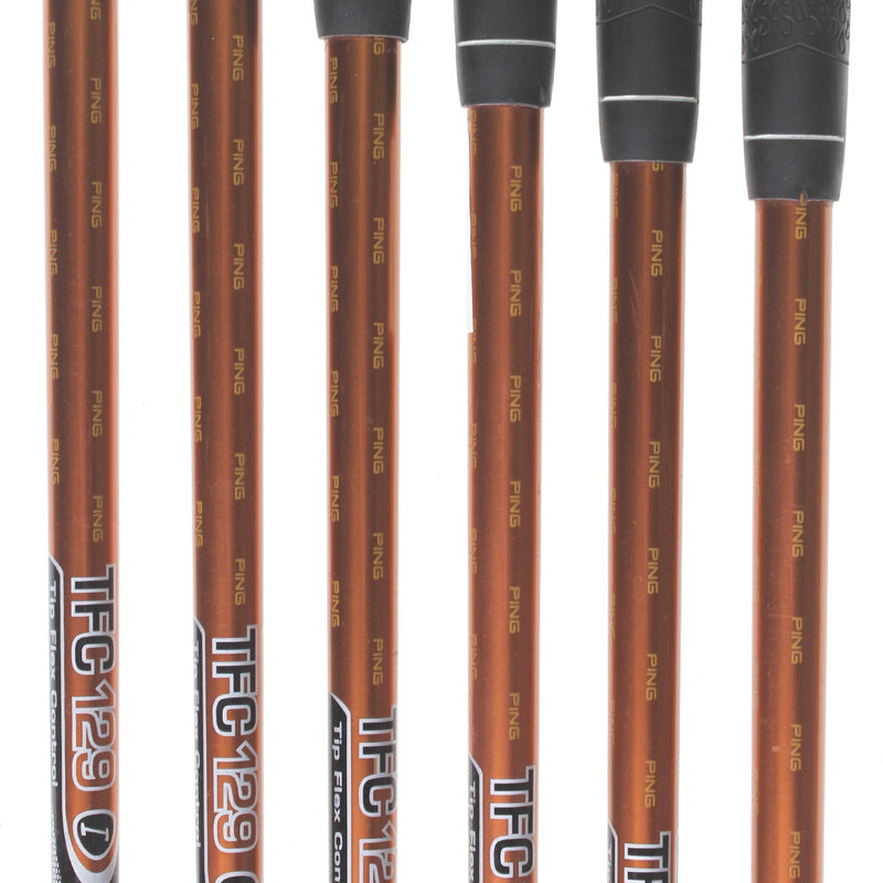 Ping G10 Graphite Mens Right Hand Irons 5-PW Blue Dot 1* Upright Regular - Ping TFC129 I