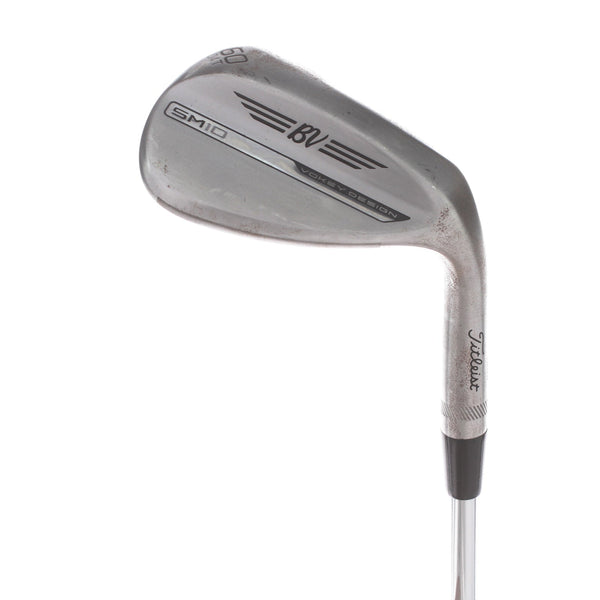 Titleist Vokey SM10 Nickel Steel Mens Right Hand Lob Wedge 60* 4 Bounce T Grind Stiff - Dynamic Gold S400