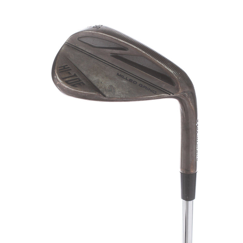 TaylorMade Hi Toe 4 Steel Mens Right Hand Lob Wedge 58* 13 Bounce Wedge - KBS Hi-Rev 2.0 115
