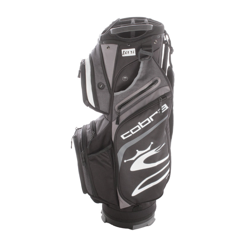 Cobra Ultralite Pro Cart Bag - Black/Grey/White
