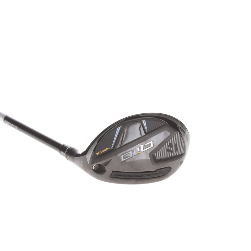 TaylorMade Qi10 Graphite Mens Right Hand 4 Hybrid 22* Stiff - Ventus TR FW 6