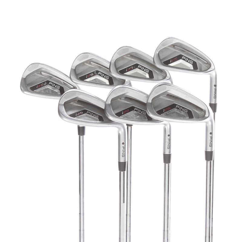 Ping i25 Steel Mens Right Hand Irons 5-SW Black Dot Stiff - Ping CFS