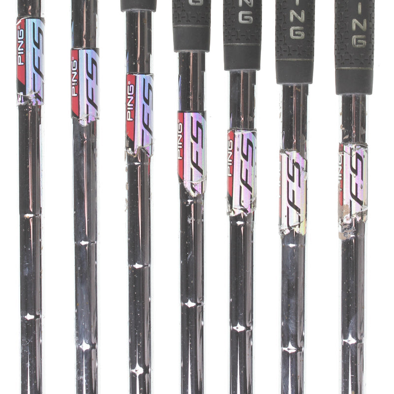 Ping i25 Steel Mens Right Hand Irons 5-SW Black Dot Stiff - Ping CFS