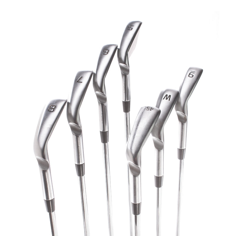 Ping G430 Steel Mens Right Hand Irons 5-GW Black Dot Regular - Ping AWT 2.0