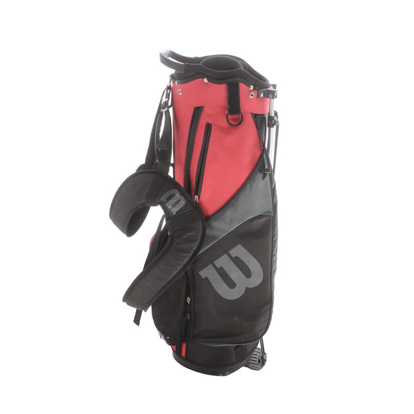 Wilson Stand Bag - Black/Red