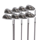 TaylorMade R7 CGB Max Steel Mens Right Hand Irons 4-SW Regular - REAX Superfast Black Steel 90