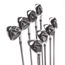 TaylorMade R7 CGB Max Steel Mens Right Hand Irons 4-SW Regular - REAX Superfast Black Steel 90