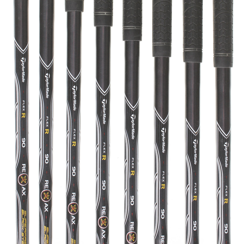 TaylorMade R7 CGB Max Steel Mens Right Hand Irons 4-SW Regular - REAX Superfast Black Steel 90