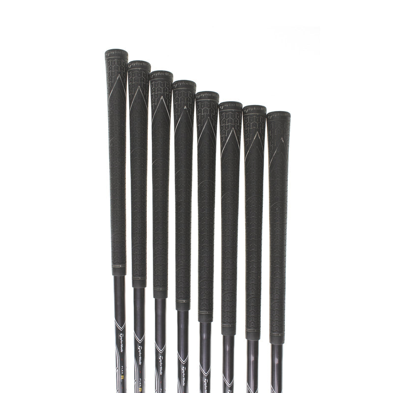 TaylorMade R7 CGB Max Steel Mens Right Hand Irons 4-SW Regular - REAX Superfast Black Steel 90