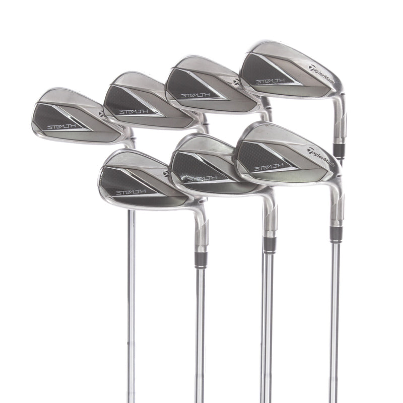 TaylorMade Stealth Steel Mens Right Hand Irons 4-PW Stiff - Dynamic Gold S300