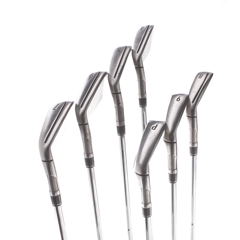 TaylorMade Stealth Steel Mens Right Hand Irons 4-PW Stiff - Dynamic Gold S300