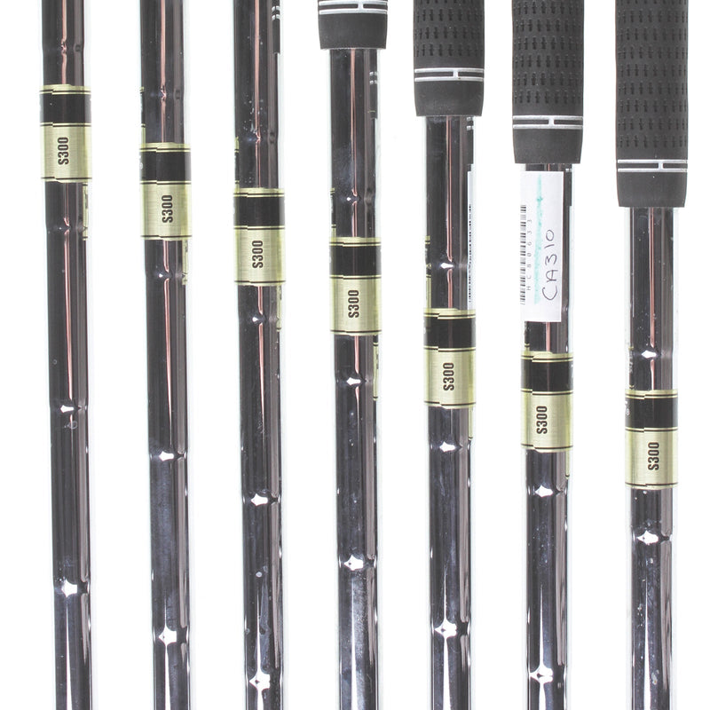 TaylorMade Stealth Steel Mens Right Hand Irons 4-PW Stiff - Dynamic Gold S300