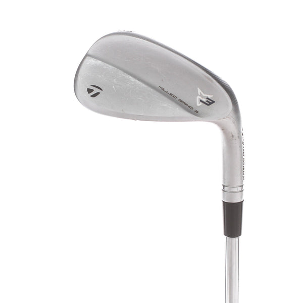TaylorMade Milled Grind 3 Steel Mens Right Hand Gap Wedge 50* 9 Bounce SB Grind Stiff - Dynamic Gold S200