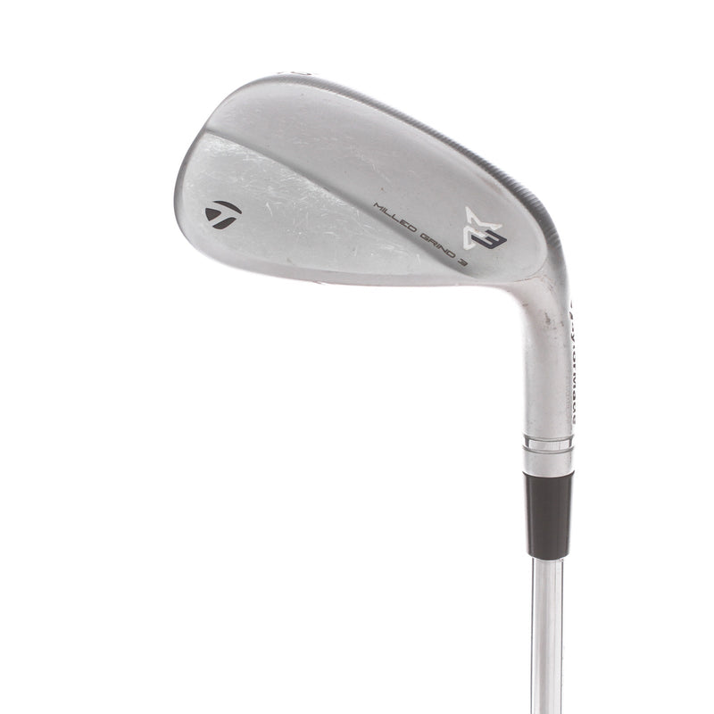 TaylorMade Milled Grind 3 Steel Mens Right Hand Gap Wedge 50* 9 Bounce SB Grind Stiff - Dynamic Gold S200