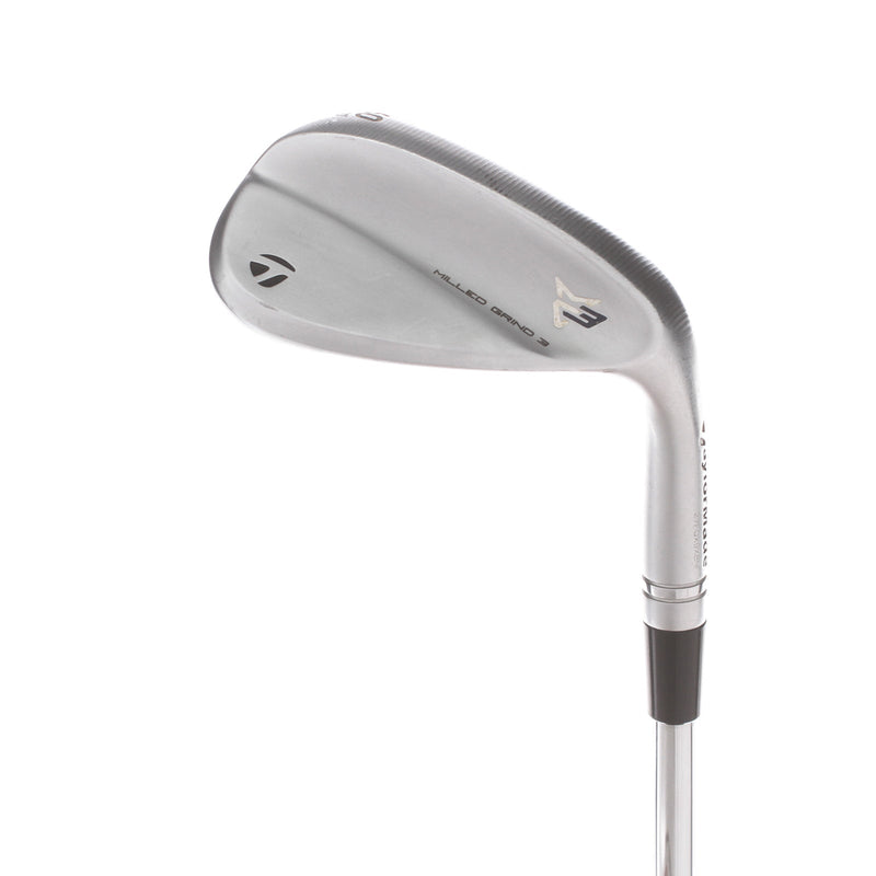 TaylorMade Milled Grind 3 Steel Mens Right Hand Lob Wedge 60* 10 Bounce SB Grind Stiff - Dynamic Gold S200