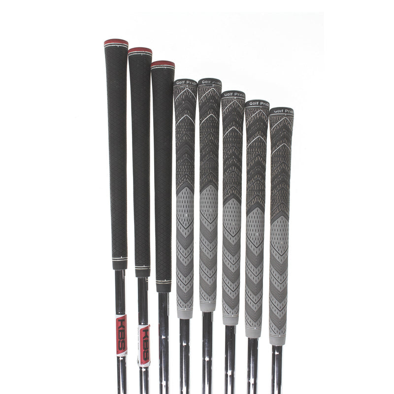 TaylorMade RSi2 Steel Mens Right Hand Irons 3-PW Stiff - KBS Tour